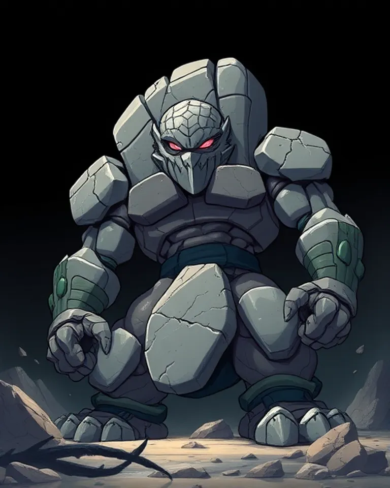 Portrait of Rock, the rocky man of rock