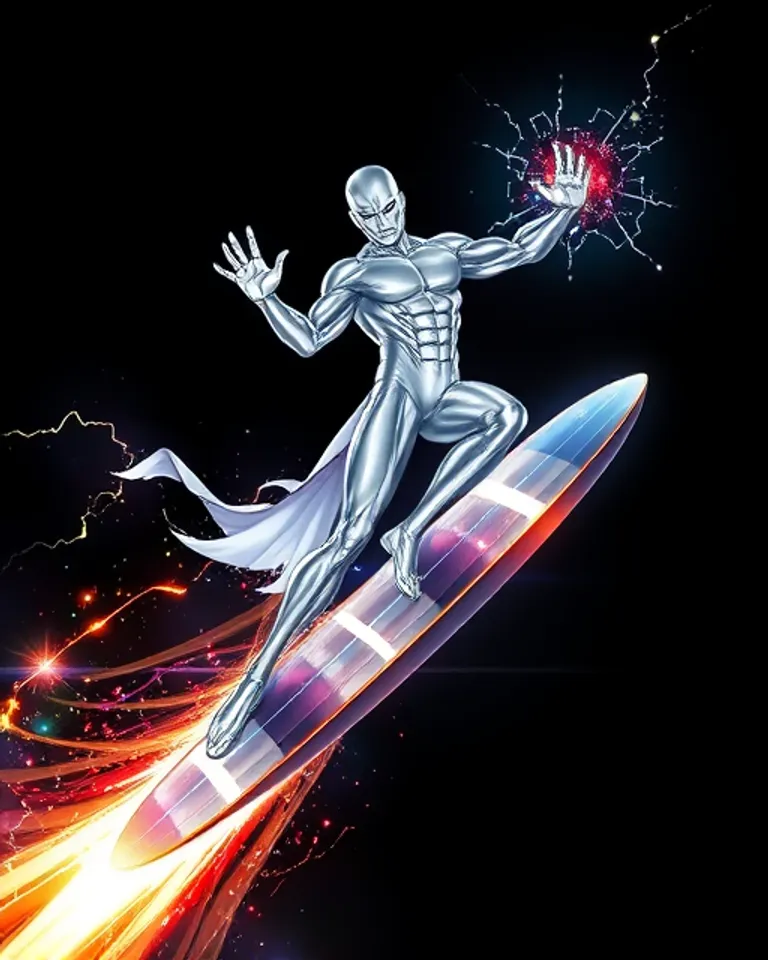 Portrait of Silver Surfer, Herald of Galactus
