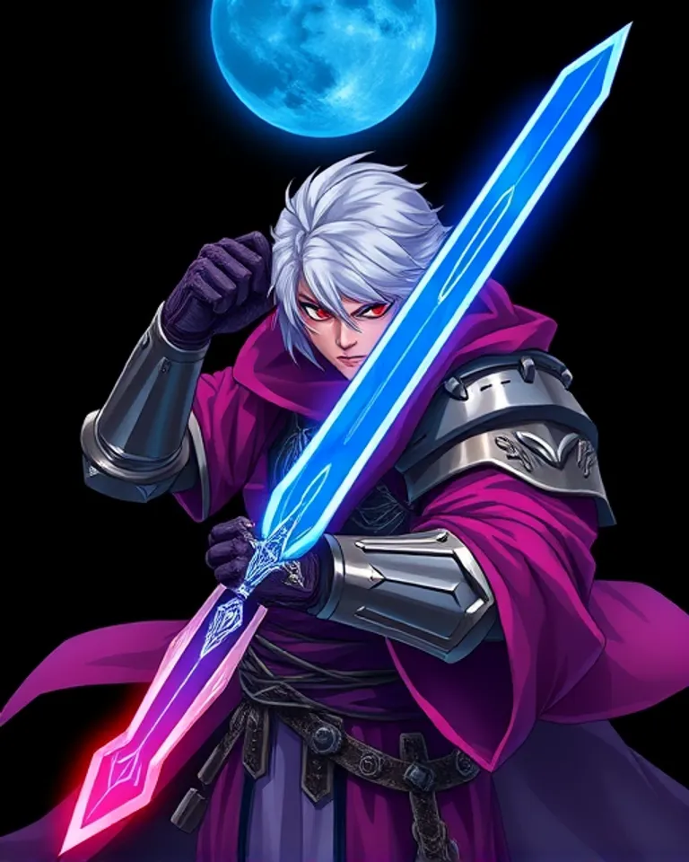 Portrait of Lucien - Evil Knight