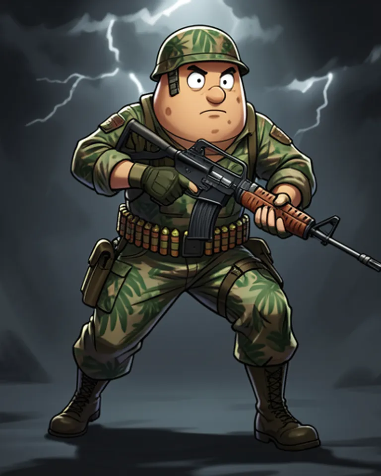Portrait of Potato Commando