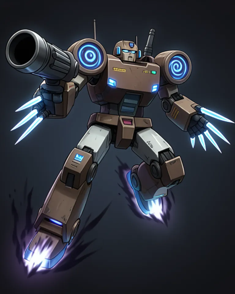Portrait of Hench Block Mech No Joints
