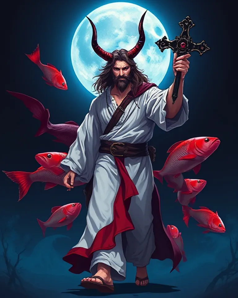 Portrait of Devil Jesus 2