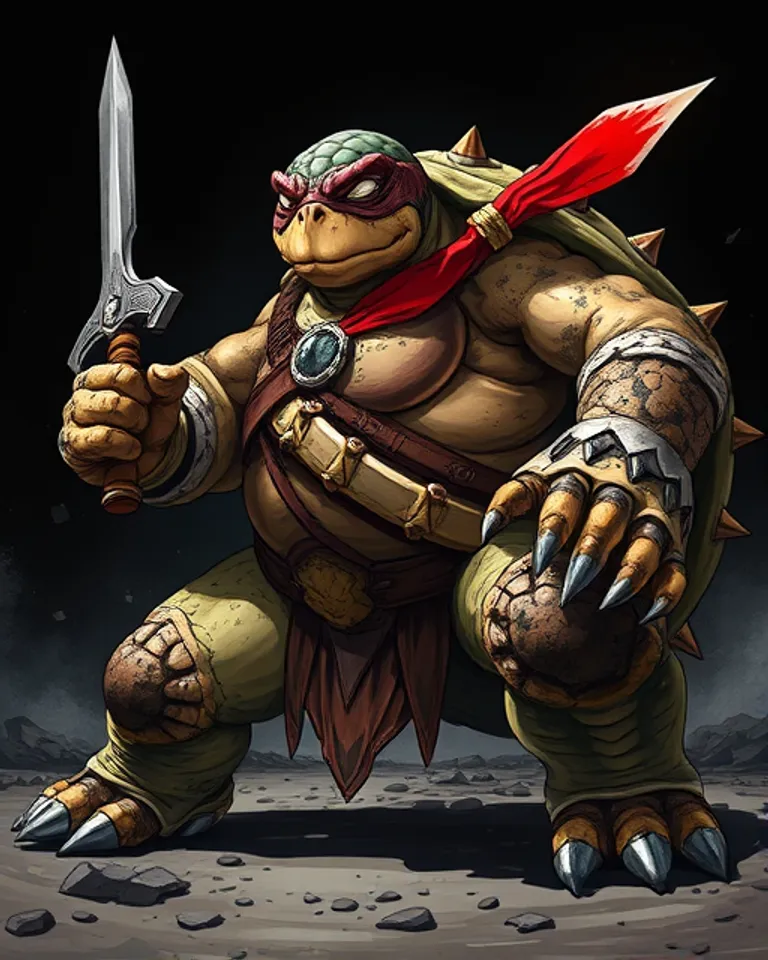 Portrait of Spartan Turtle