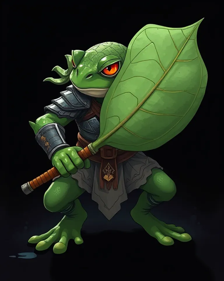 Portrait of Jun, The Frog Warrior
