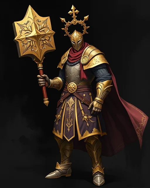 Portrait of Gilded Crusader
