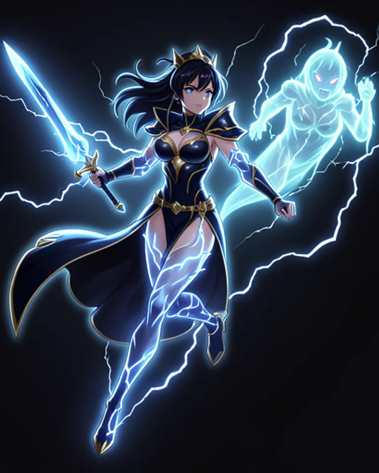 Portrait of Lightning Siren of Lightning