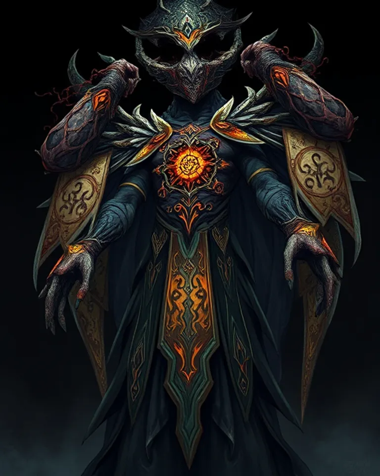 Portrait of Nhar’Kozul, the Devourer of Truths