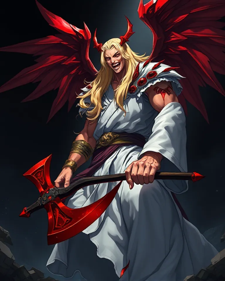 Portrait of The False God