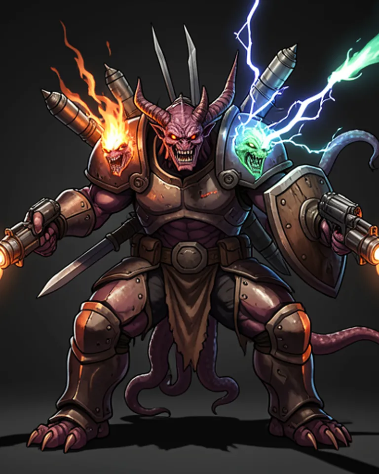Portrait of Demogorgon the Demonic Demon