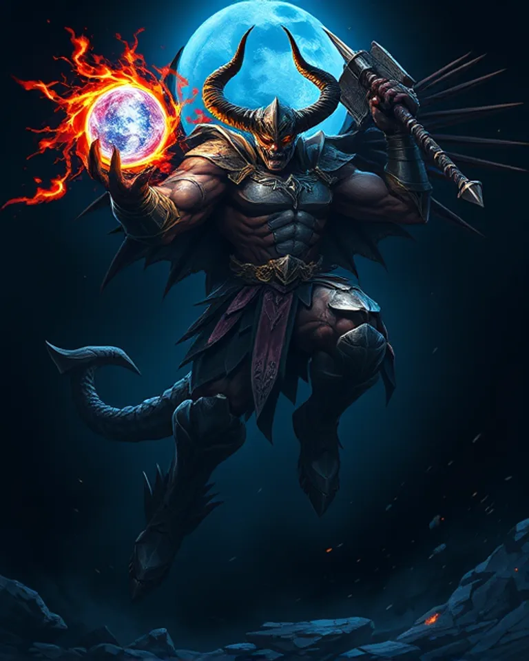 Portrait of Draulthor the apocalypse 
