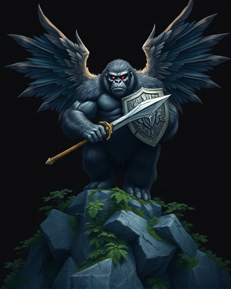 Portrait of Winged Kong