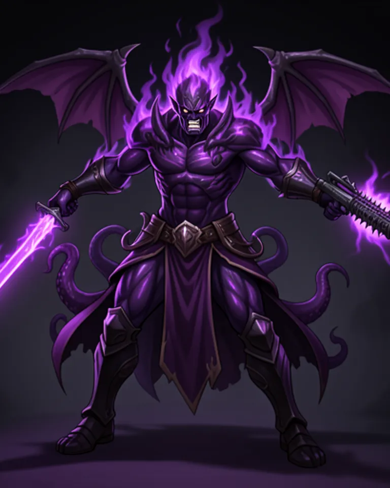 Portrait of Chaos Lord Hargon Blackfire