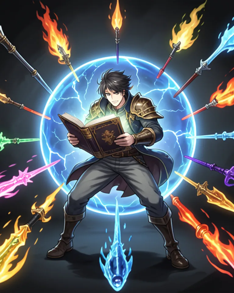 Portrait of Energy-shielded weapon-summoner 