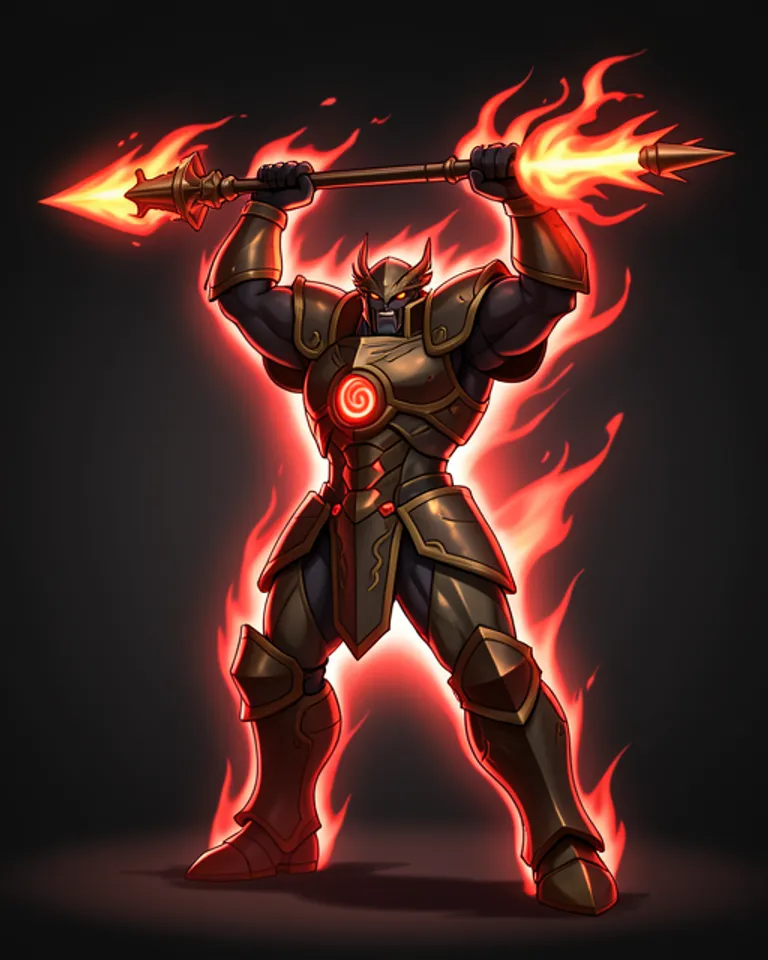 Portrait of Flame Tyrant