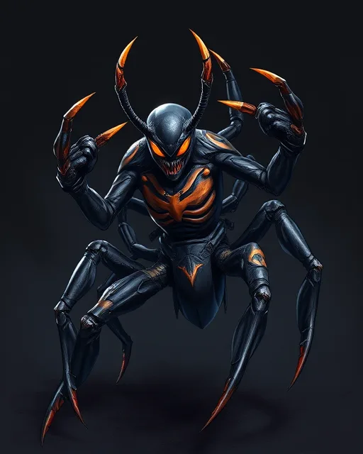Portrait of Venom Scorpion