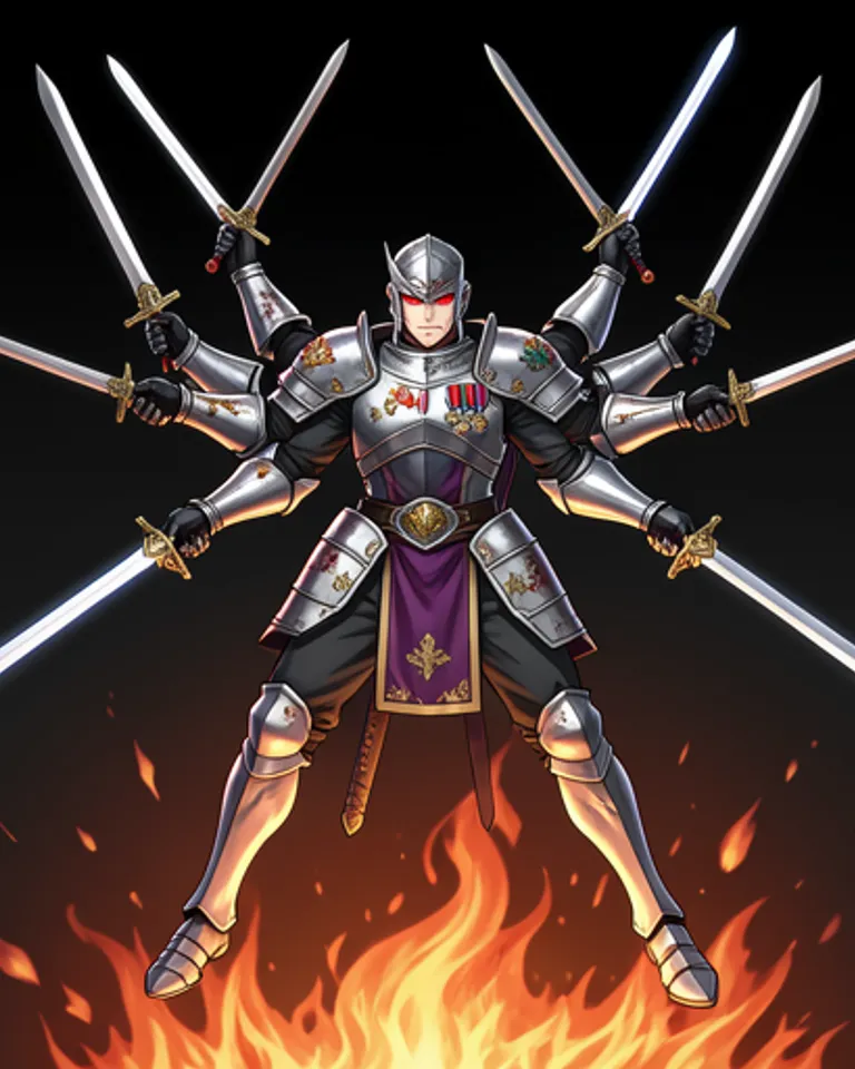 Portrait of Arthur, Master of blades