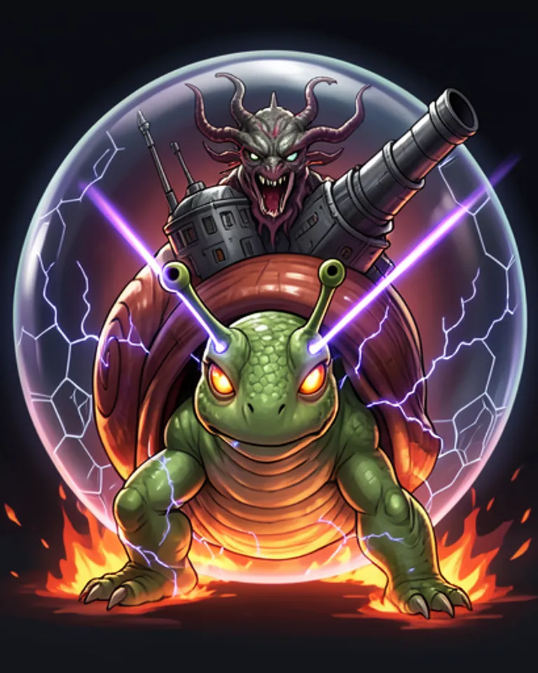 Portrait of Ramonote, snail's army revenger
