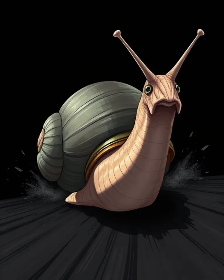 Portrait of sean the immortal snail