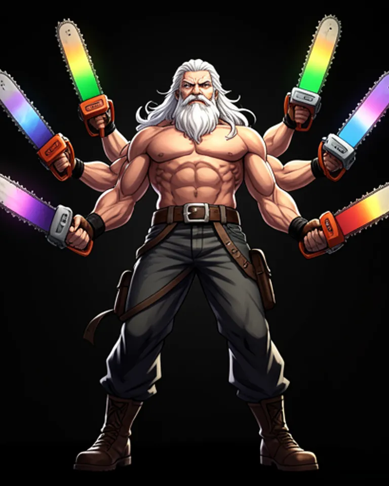Portrait of Chainsaw God