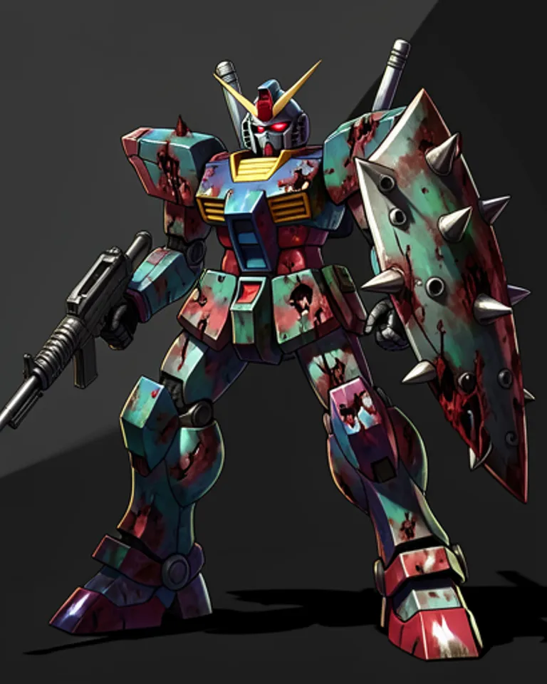 Portrait of Corrupted Mech, Envoy of the Dead