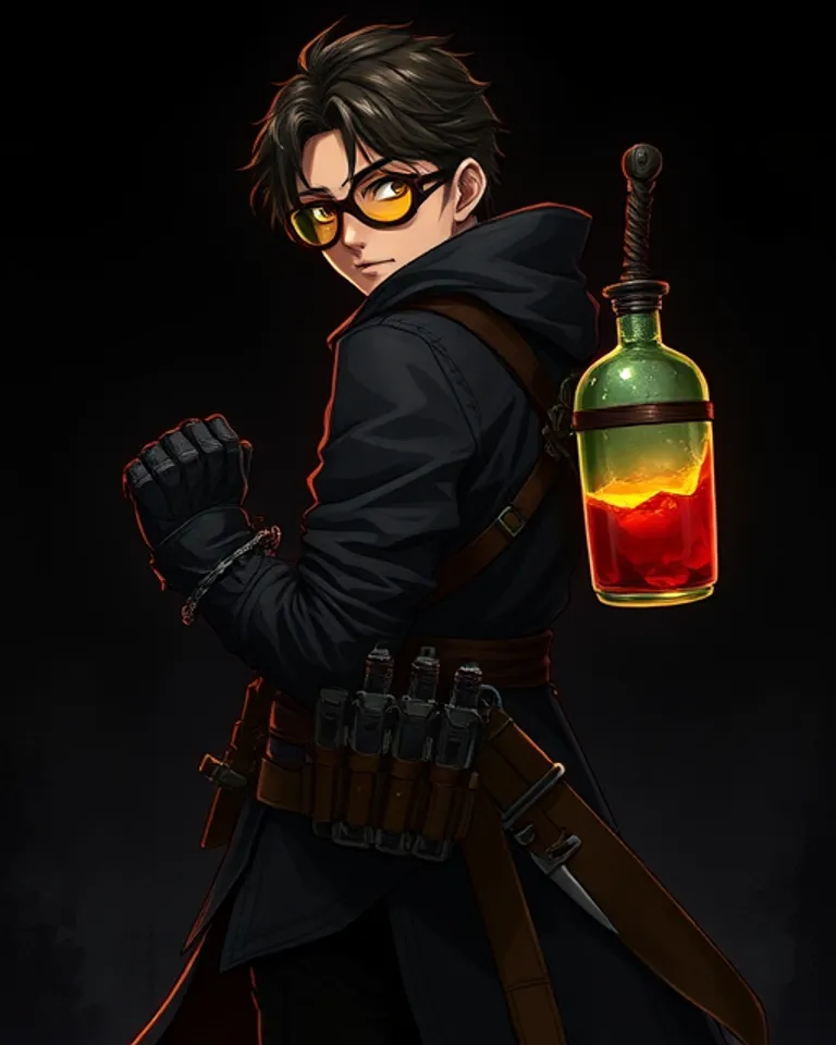 Portrait of Zillius the Alchemical Assassin