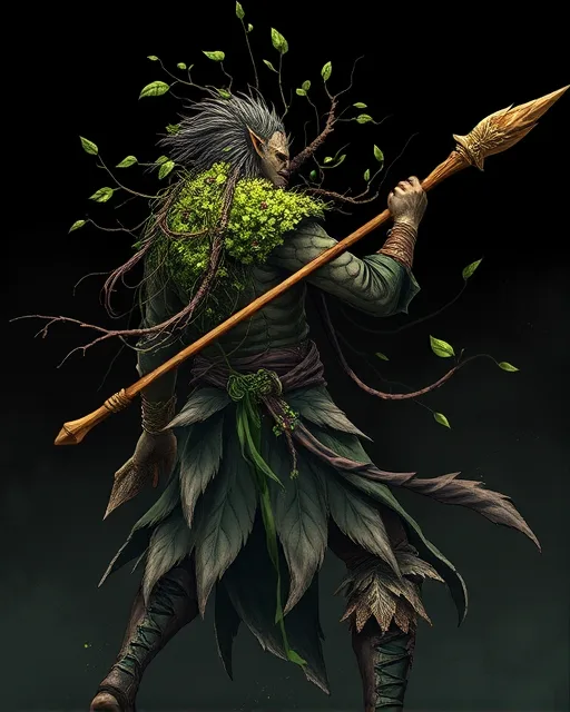 Portrait of Tangled Druid