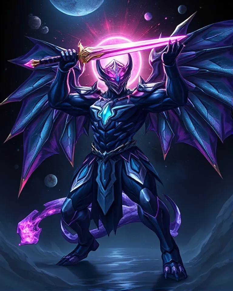 Portrait of Hyperdimensional Prismatic Demonlord