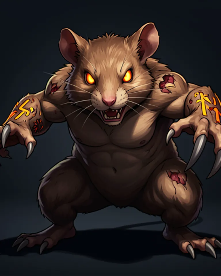 Portrait of The Abominable Hamster