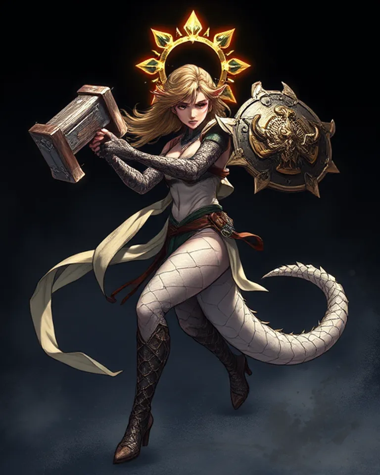 Portrait of Lyria the Devout 