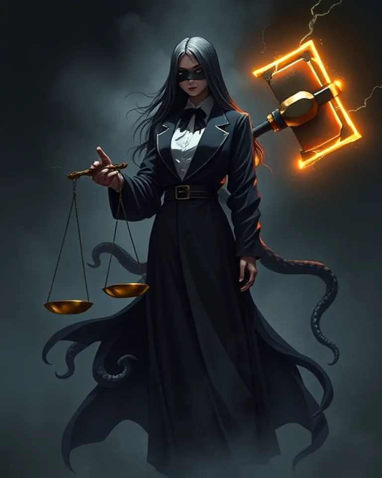 Portrait of Lady Justice