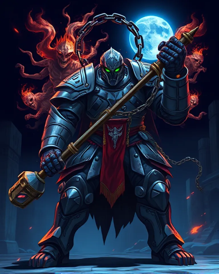 Portrait of The Grave Warden
