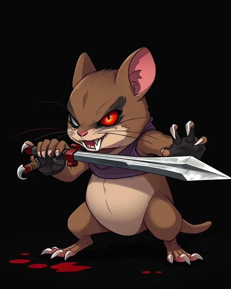 Portrait of Death Gerbil