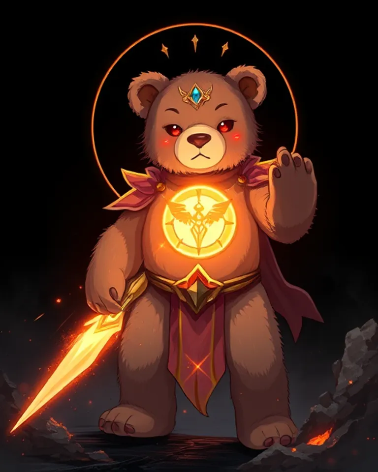 Portrait of Harmony Bear Keeper of the Final Dawn