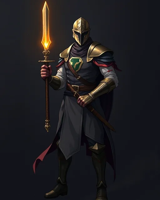 Portrait of Blind Paladin