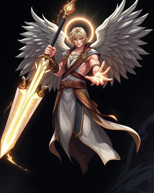 Portrait of Divine Angel