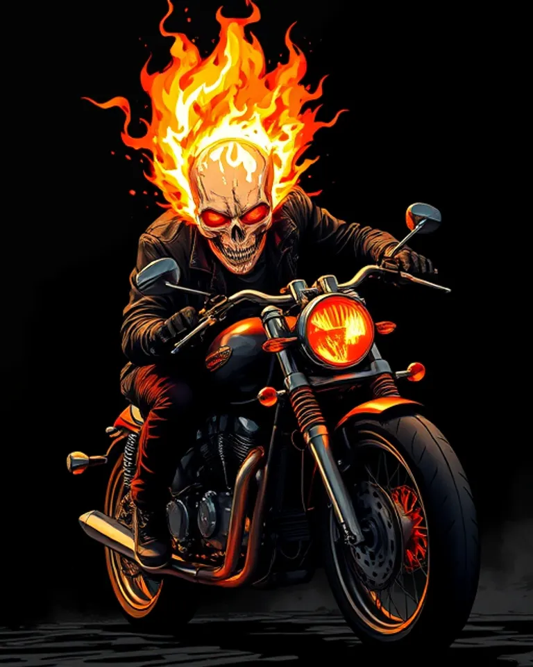Portrait of Ghost Rider, Spirit of Vengeance