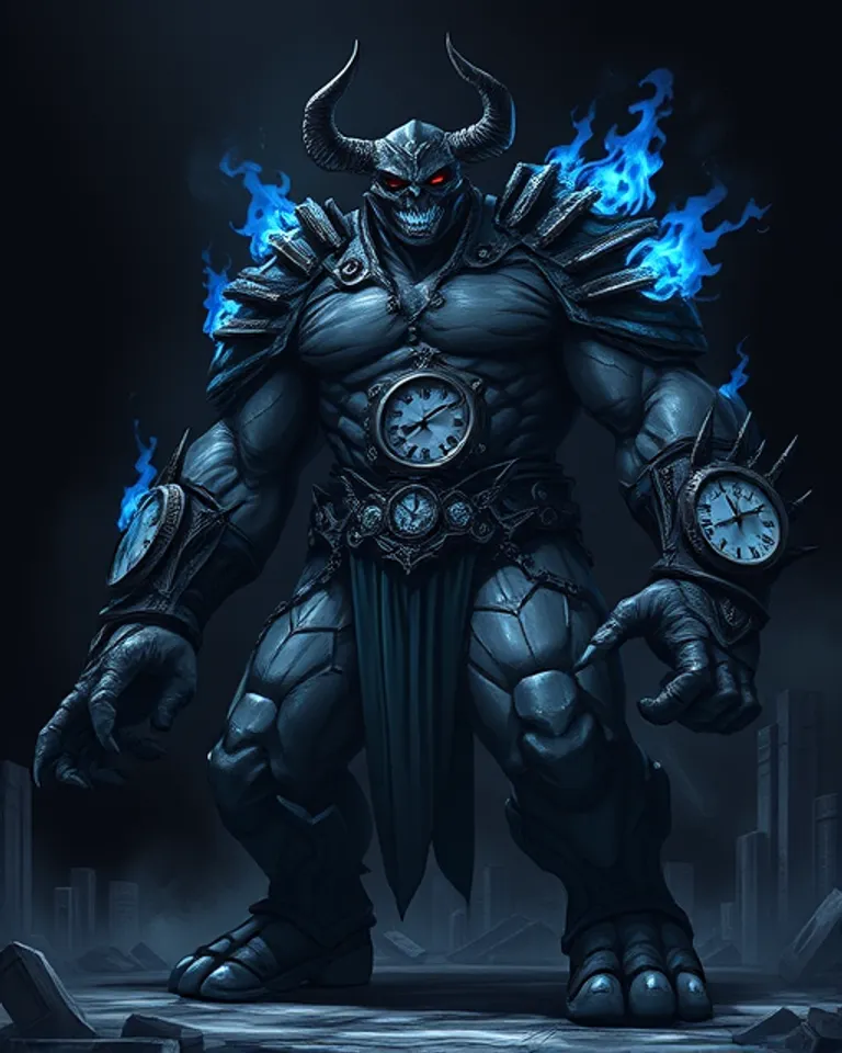 Portrait of Demon of Time