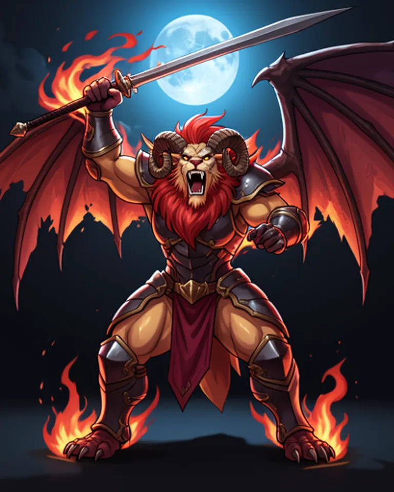 Portrait of Crimson Chimera