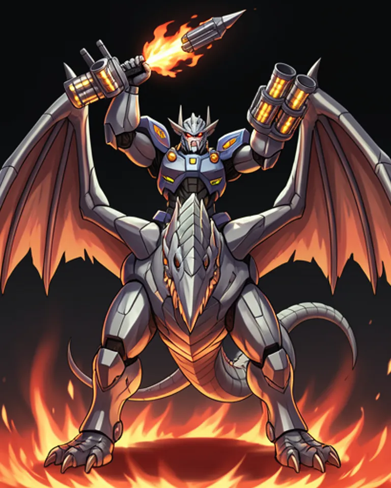 Portrait of Mecha Dragon - Weapon K