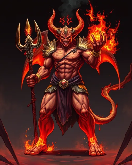 Portrait of Wrath Demon