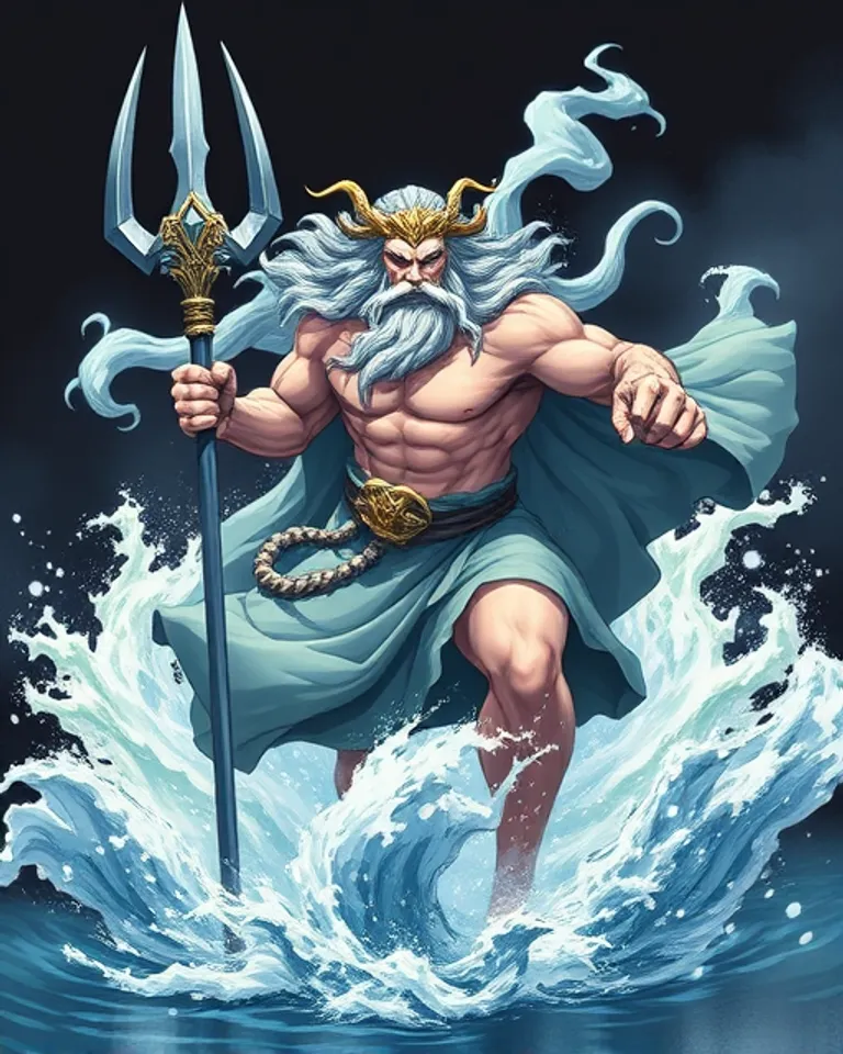 Portrait of Poseidon 