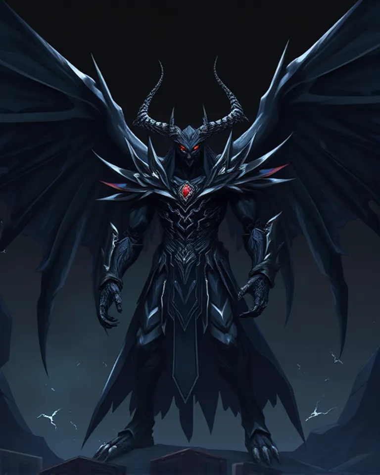 Portrait of Umbraxis, Lord of the Abyss