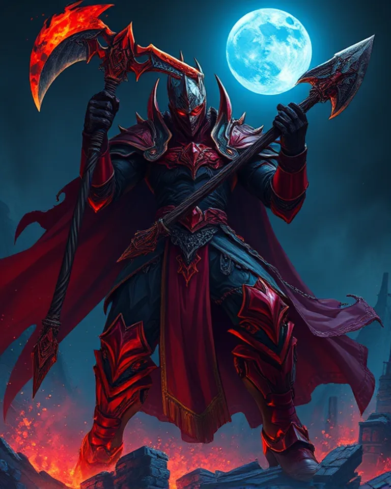 Portrait of The Crimson Executioner