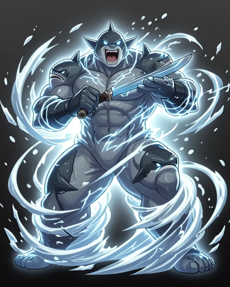 Portrait of Living thunder&sleet whirlwindgod