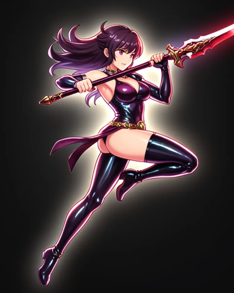Portrait of Anka the shiny warrior princess