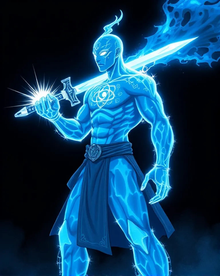 Portrait of Dr Manhattan 2