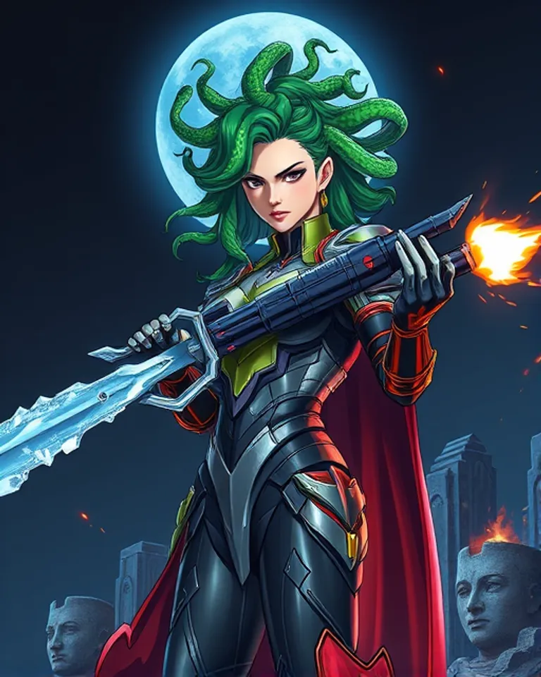 Portrait of Medusa 