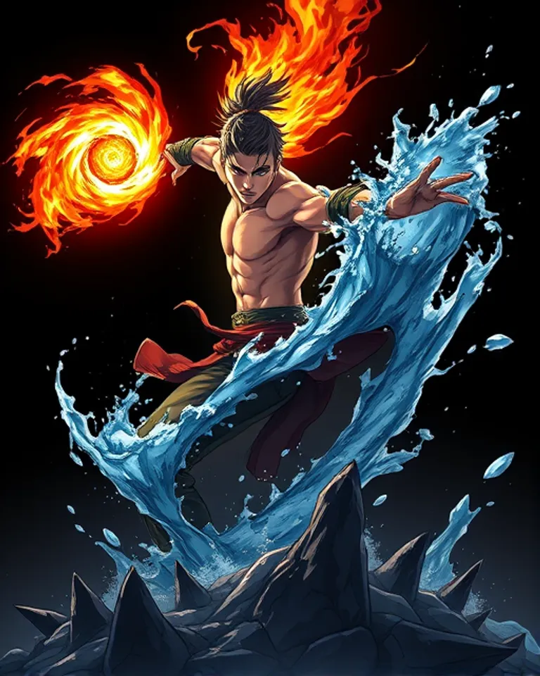 Portrait of Master of the elements