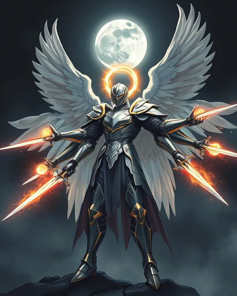 Portrait of Raphael the emperor of heaven