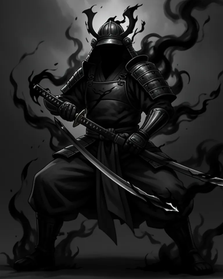 Portrait of Cursed Shogun